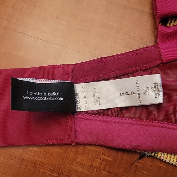 Cosabella Dolce Curvy Bralette Size Small - Picture 5 of 5